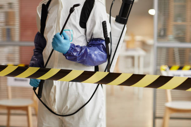 Professional Blood Cleanup technician working in Bruning, NE